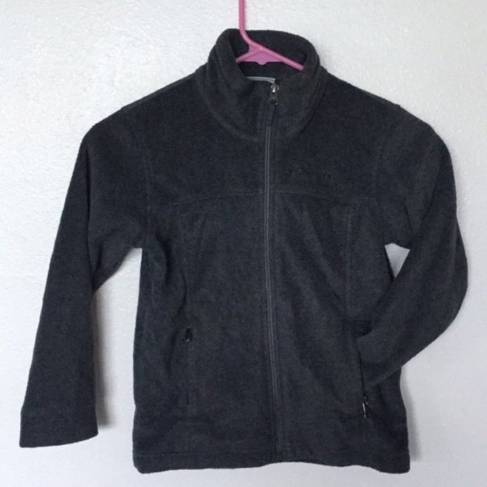 Columbia Youth Gray Benton Springs Fleece Jacket